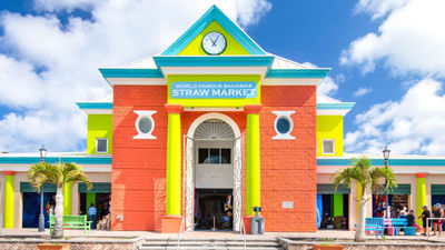 The Straw Market in downtown Nassau sports new colors and many handmade woven baskets.