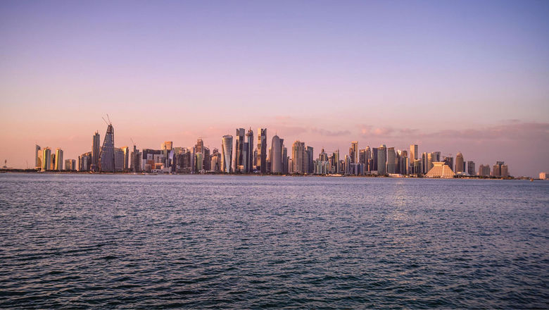 The Doha skyline.