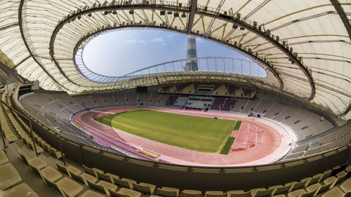 Sales of World Cup packages are lagging. Pictured, Khalifa International Stadium in Doha, Qatar.