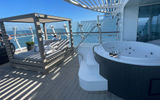 The outdoor area of the Iconic Suite.