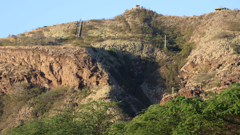 Visitors frequent Diamond Head State Monument to hike to its summit.