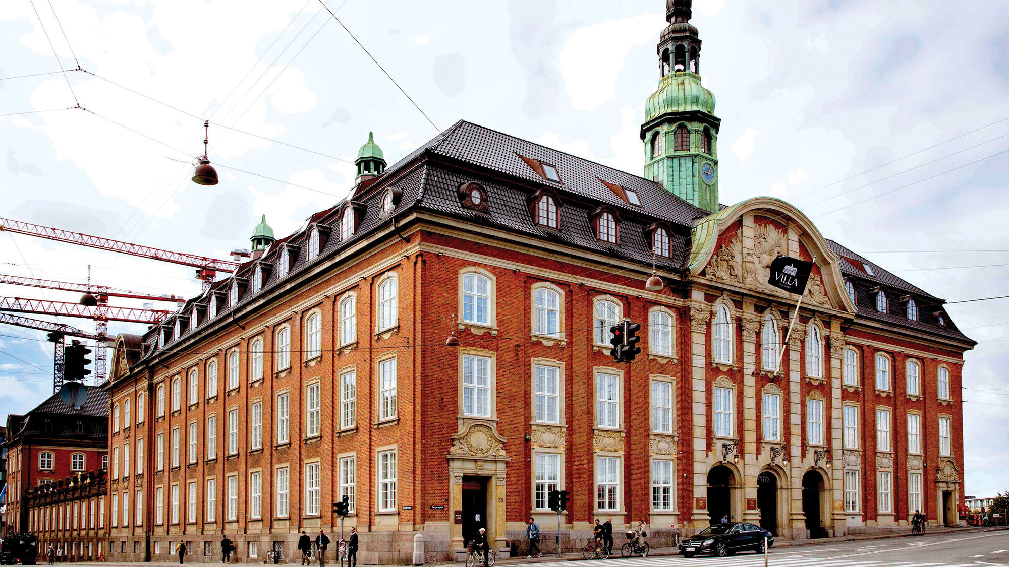 Villa Copenhagen is housed in the former Central Post & Telegraph Office, across from Tivoli Gardens.