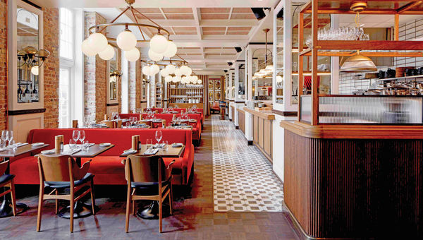 Kontrast, the restaurant at the newly opened Villa Copenhagen. Kontrast, the restaurant at the newly opened Villa Copenhagen.