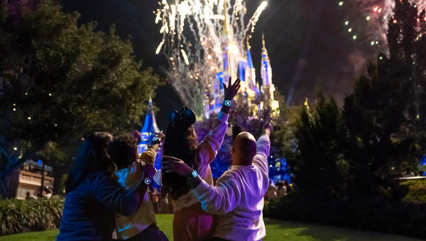 MagicBand+ will interact with nighttime shows at the Walt Disney World Resort. MagicBand+ will interact with nighttime shows at the Walt Disney World Resort.