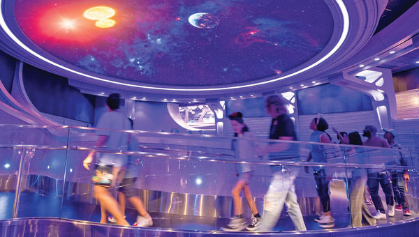 The Galaxarium is part of the queue of Guardians of the Galaxy: Cosmic Rewind. The Galaxarium is part of the queue of Guardians of the Galaxy: Cosmic Rewind.
