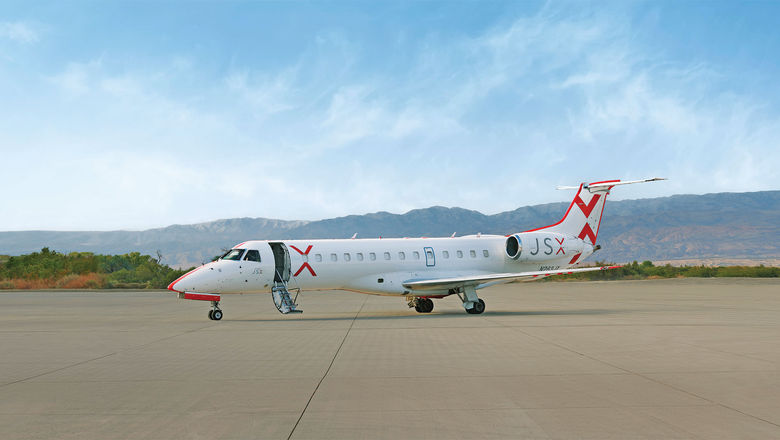 JSX operates extensively along the West Coast using 30-seat Embraer jets.