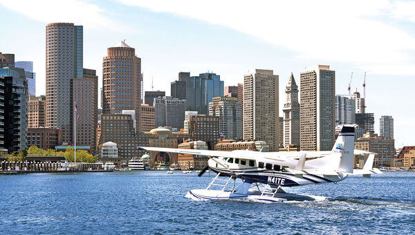 Tailwind Aviation began scheduled seaplane service between the New York and Boston harbors last fall.
