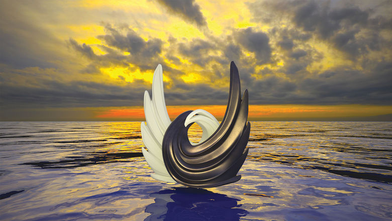 "Peacemakers Sunset" is the work of Brazilian visual artist Rubem Robierb.