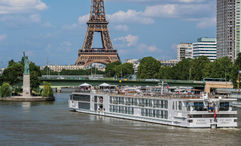 The Viking Radgrid on the Seine in Paris. Viking will launch an itinerary next year to commemorate the 80th anniversary of D-Day, the Allied invasion of Normandy, France, in World War II.