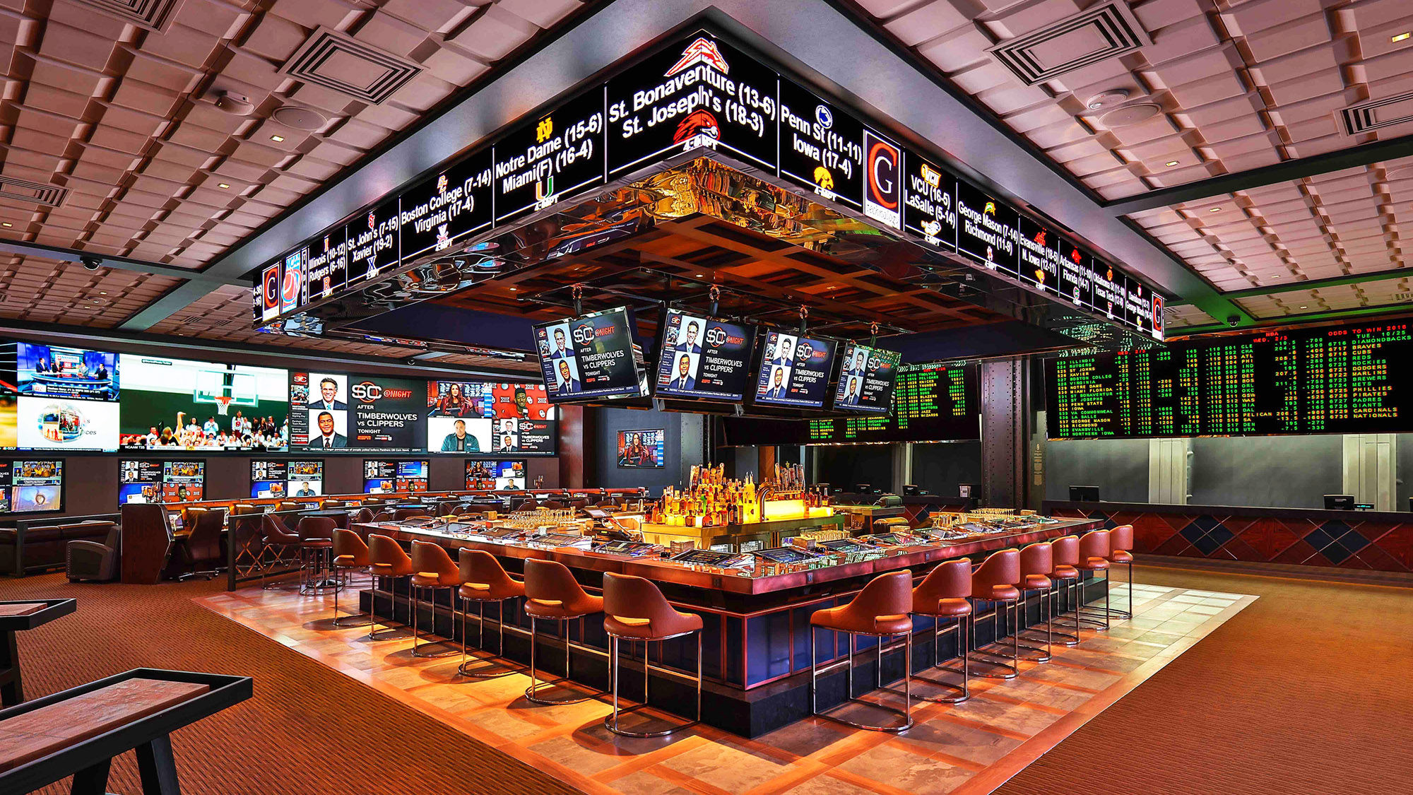 The sports book, now run by William Hill, is expected to become part of BetMGM in the coming months.
