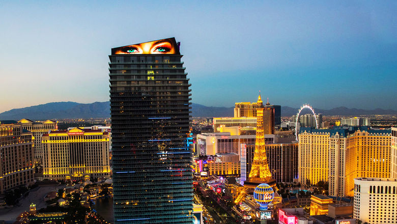 The Cosmopolitan, an MGM Resorts-operated casino hotel in Las Vegas. MGM Resorts International's online hotel booking platform remains offline more than a week after the company first reported widespread impact from a "cybersecurity issue."