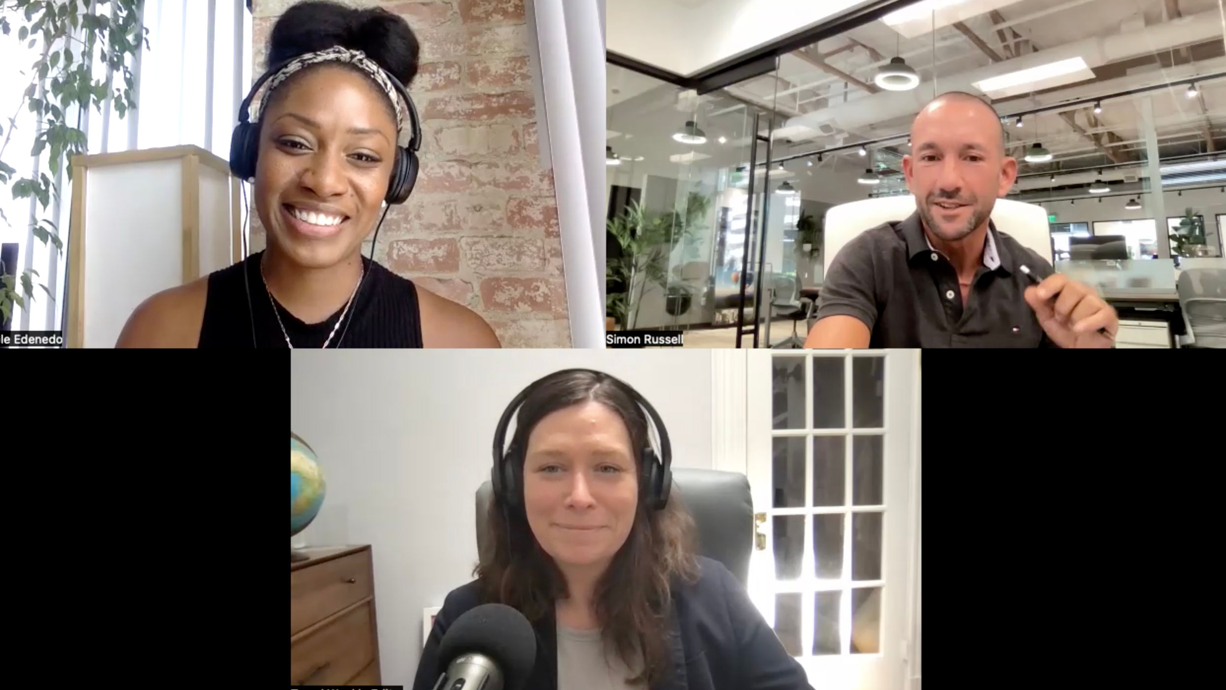 Nicole Edenedo, Authentic Vacations' Simon Russell and Rebecca Tobin on the Folo by Travel Weekly podcast to talk about charging tour clients a pre-booking deposit.