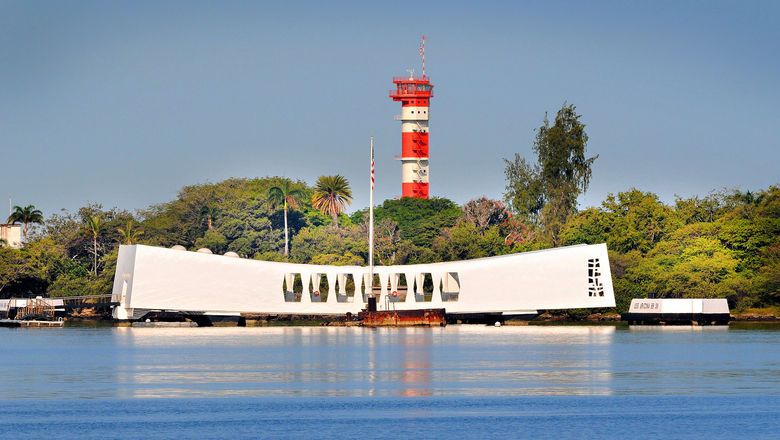 A new guided tour from the Pearl Harbor Aviation Museum takes visitors to the top of the Ford Island Control Tower for a 360-degree view of Pearl Harbor, including the USS Arizona Memorial.