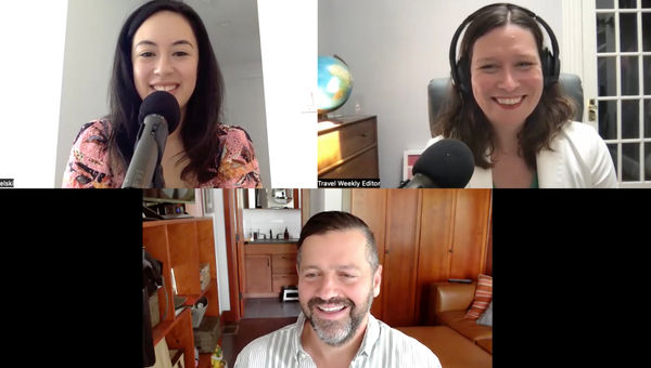 Christina Jelski and Rebecca Tobin of Travel Weekly and Jon Makhmaltchi of J.Mak Hospitality on the Folo by Travel Weekly podcast. Christina Jelski and Rebecca Tobin of Travel Weekly and Jon Makhmaltchi of J.Mak Hospitality on the Folo by Travel Weekly podcast.