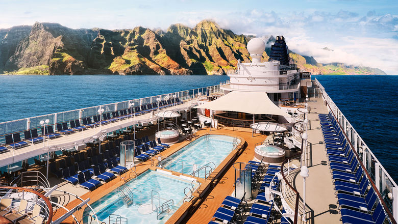 The South Beach Pool on NCL's Pride of America.