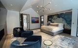 The master bedroom at the Aspen Street Lodge.