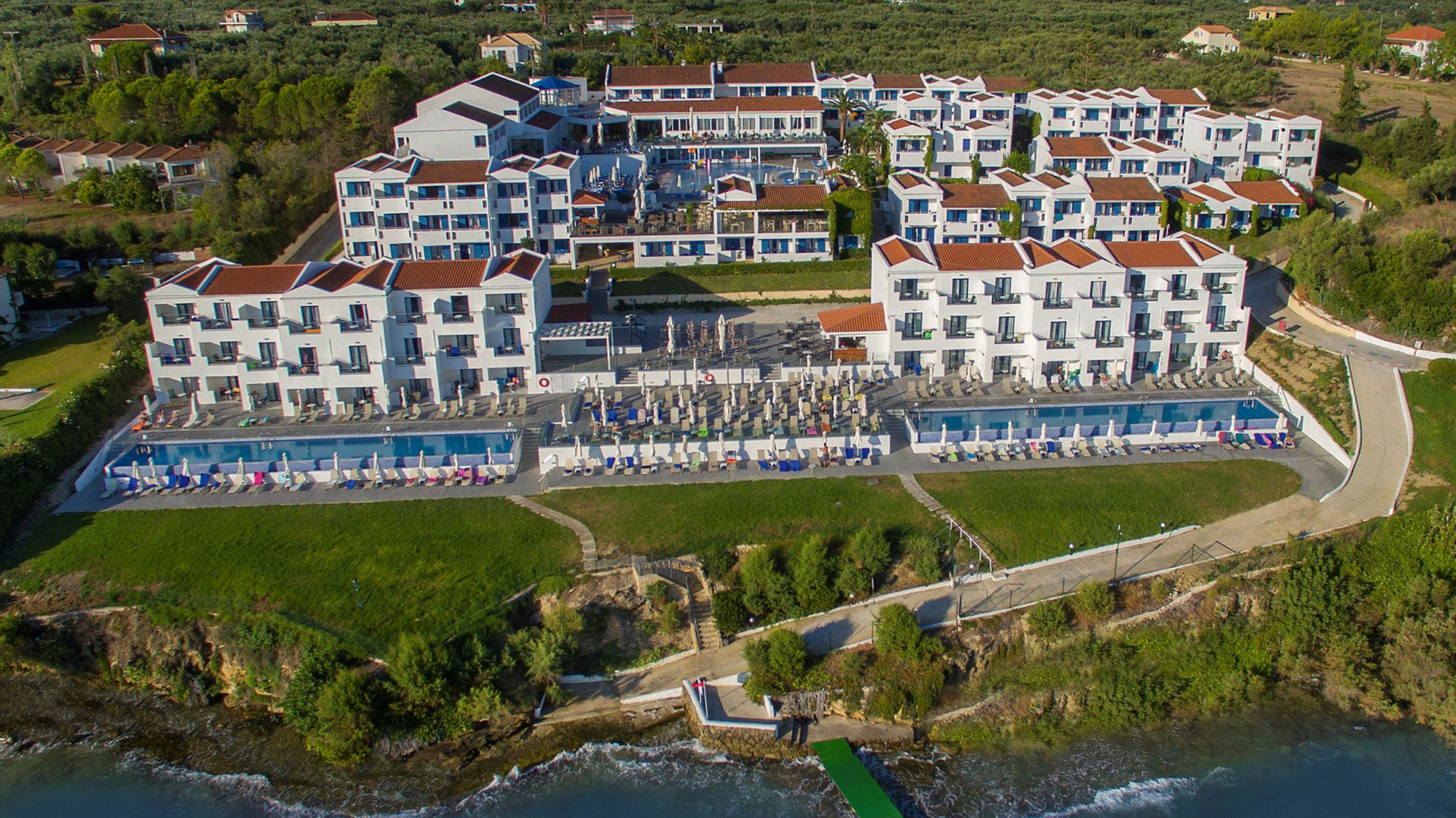 An exterior shot of the AluaSoul Zakynthos.