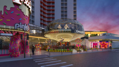 The Carousel Bar will feature galloping carousel horses, spinning martini glasses, a cooling system and seating for 100.