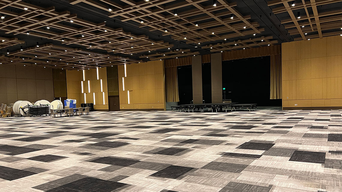 The ballroom in the Fairmont Century Plaza.