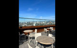 The views from the rooftop pool deck at the Fairmont Century Plaza.
