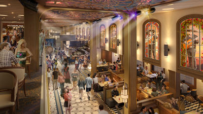 The Gateway will be a two-deck area that celebrates travel and the excitement of exploring new destinations.
