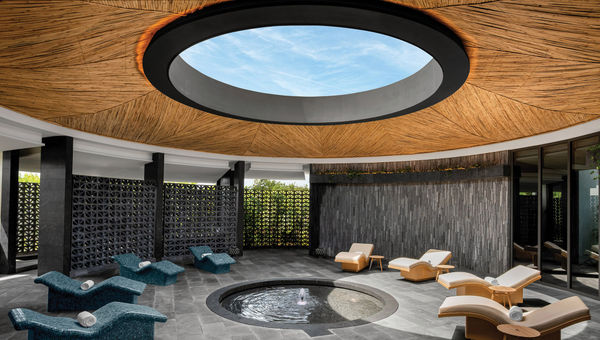 The Conrad Tulum's spa. The Conrad Tulum's spa.