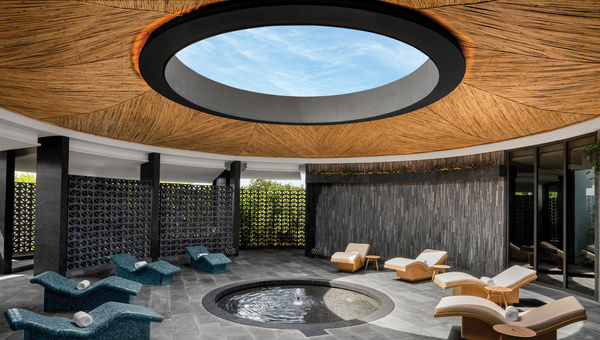 The Conrad Tulum's spa.