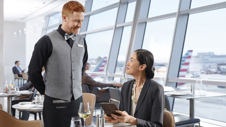 Flagship Business Plus tickets include access to Flagship First dining.
