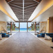 The lobby at the Hilton Tulum Riviera Maya All-Inclusive Resort.