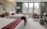 Aspen Snowmass is celebrating its 75th anniversary this year and news editor Johanna Jainchill visited two of the area's recently transformed properties, the Limelight Hotel Aspen and the Viewline Resort Snowmass, Autograph Collection. Pictured, a guestroom at the Limelight Aspen.