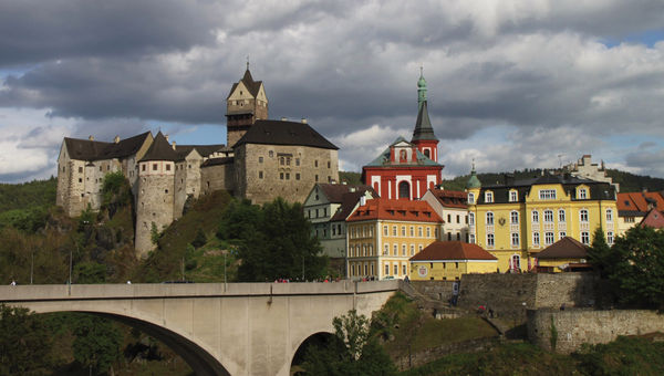 Loket castle and town.