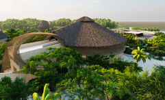 Xixim Mundo Imperial will have 32 suites, each within a cabin with traditional palm-thatched roofs