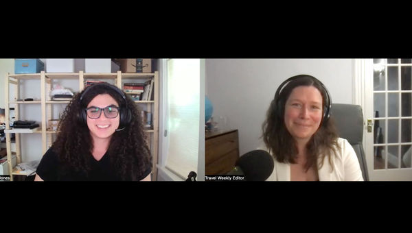 Writer Abeni Jones, left, and Folo host Rebecca Tobin talk about pressing issues for some LGBTQ+ travelers, particularly among transgender and gender-nonconforming people.