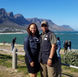 Ja'Vonne and Gene Harley near the Cape of Good Hope in South Africa.