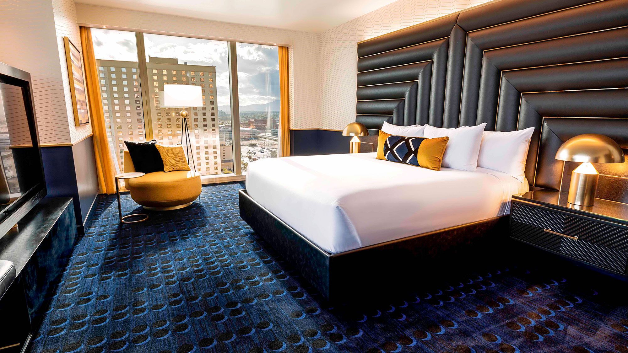 A suite at Circa Resort & Casino, one of 777 at the downtown Las Vegas property.