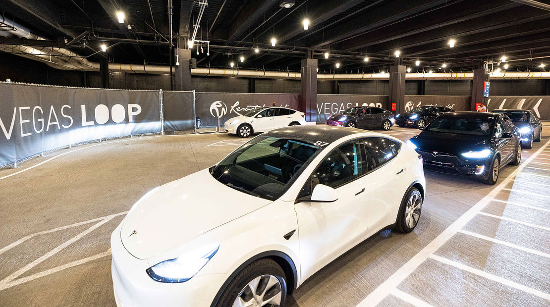The Resorts World entrance to the Vegas Loop.