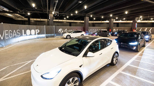 The Resorts World entrance to the Vegas Loop.