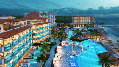 Oceanfront glass balconies will be a feature of the Sandals Dunn’s River, slated to open next May.
