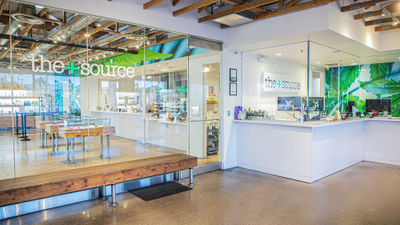 The Source+ dispensary on Sahara Avenue in Las Vegas. An estimated 40 to 45 licenses for lounges in Nevada will be given to existing marijuana dispensaries.
