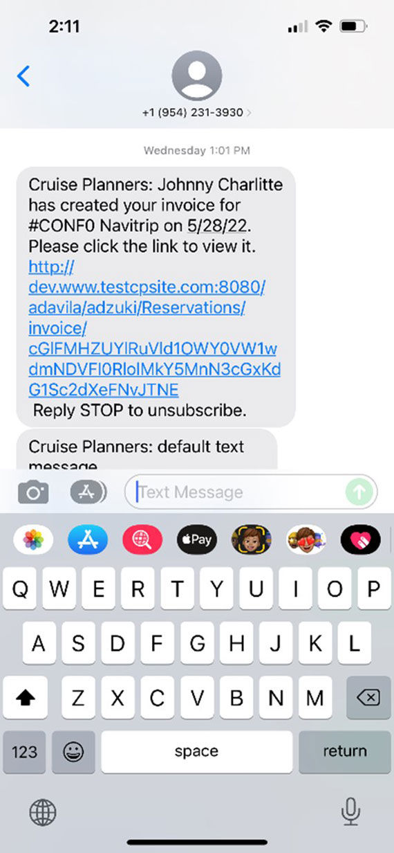 Cruise Planners introduces text message service for travelers