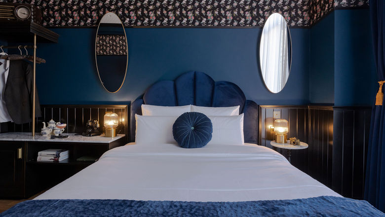 A guestroom at Craves Brussels, a new, 59-room boutique hotel in the heart of the city's Grand-Place.