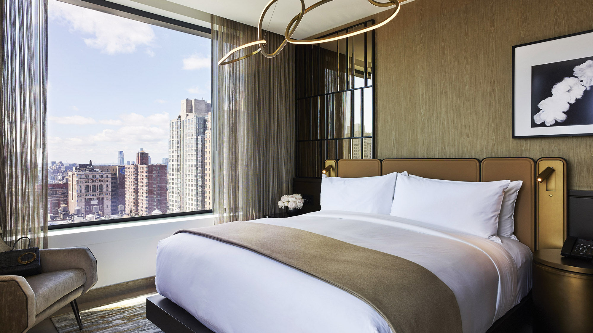 A guest room at the Ritz-Carlton New York, NoMad.