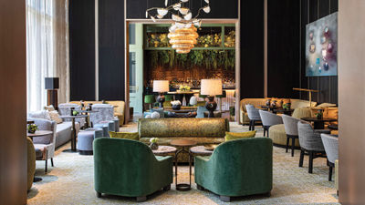 The lobby of the Ritz-Carlton New York, NoMad, which officially opened this week.