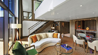 The Wintergarden Suite on the Seabourn Venture.