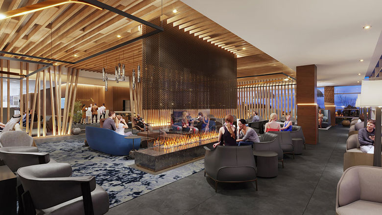 A rendering of the redesigned Admirals Club.