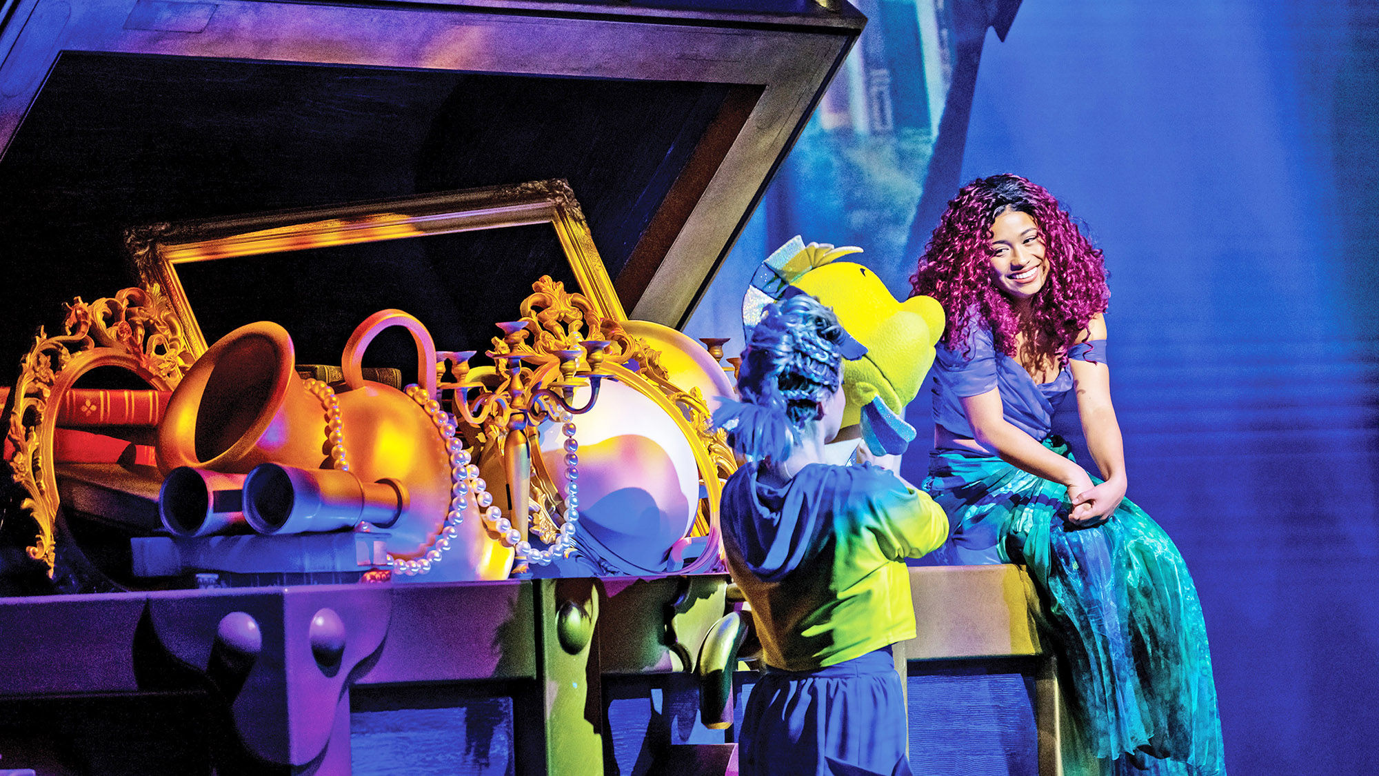 Developed exclusively for the Disney Wish, "The Little Mermaid" is a Broadway-style stage adaptation of the 1989 Disney movie.