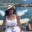 Nicole Edenedo taking in the sites, villas and natural beauty of Lake Como while on a boat tour with Lecco-based company Lake Como For You.