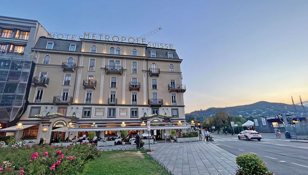 Hotel Metropole Suisse Como in Lake Como, Italy.