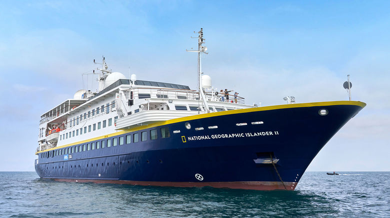 Lindblad Expeditions refurbished the National Geographic Islander II to sail Galapagos Islands cruises.