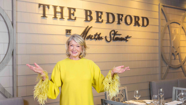 The Bedford, Martha Stewart's new restaurant at Paris Las Vegas, was modeled after the lifestyle maven's 1925 country farmhouse and includes a replica of her dining room.